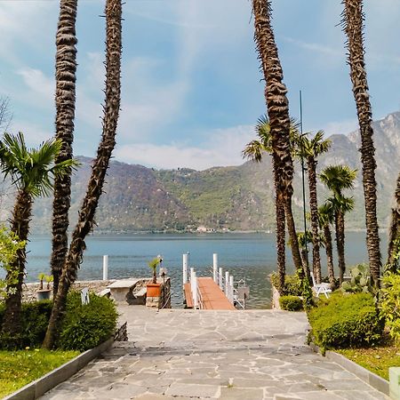 Luganersee, Pool, Strand, Parkplatz, Suite 204 비소네 외부 사진