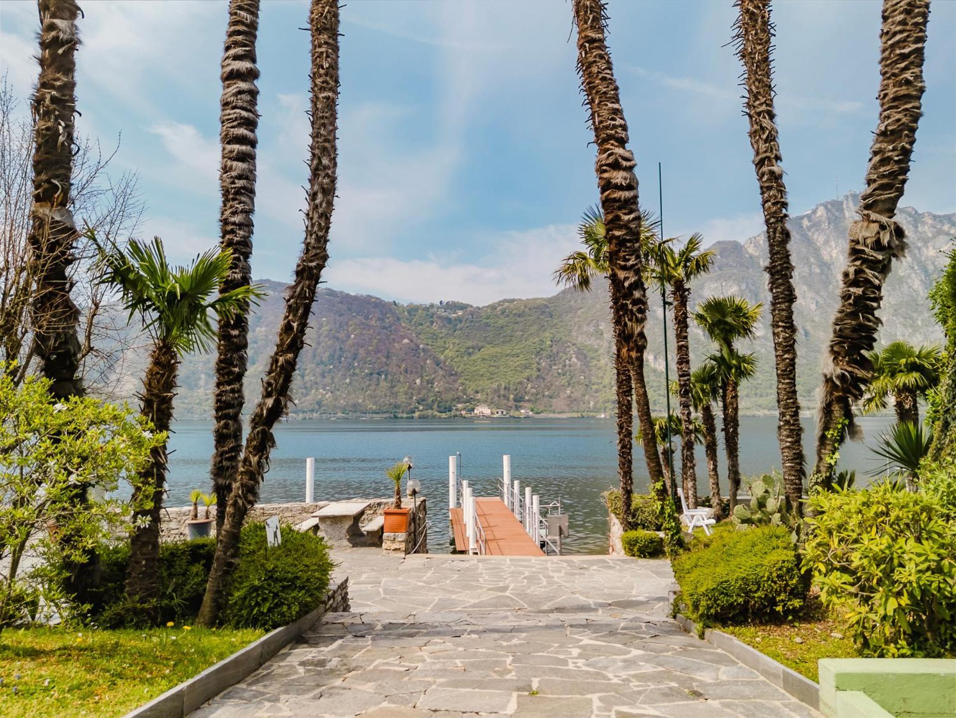 Luganersee, Pool, Strand, Parkplatz, Suite 204 비소네 외부 사진